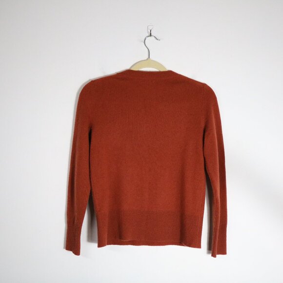 J Crew Cashmere Classic Fit Crewneck Sweater Womens XXS Brown Preppy Neutral - Picture 6 of 6